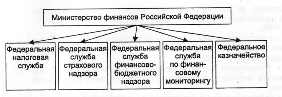 Центральные финансовые органы рф