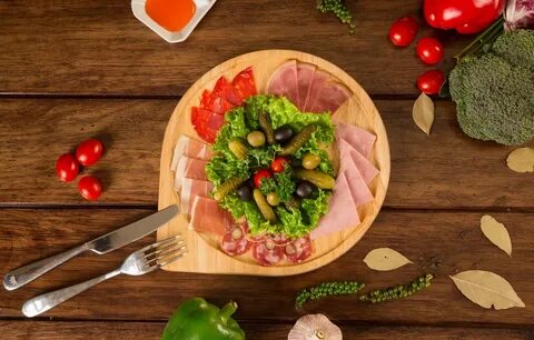 Мясо и овощи меню