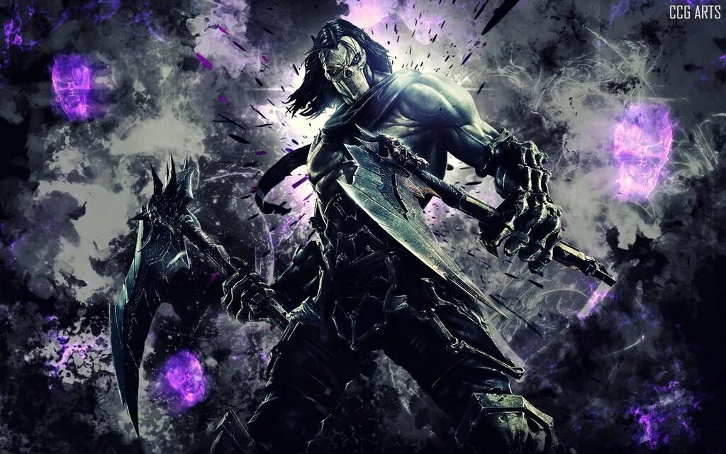 Darksiders смерть. Darksiders 2 смерть. Всадник смерть Darksiders 2. Смерть дарксайдерс 2 арт. Герой смерти игра