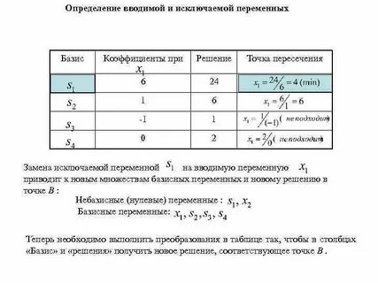 Исключение переменных