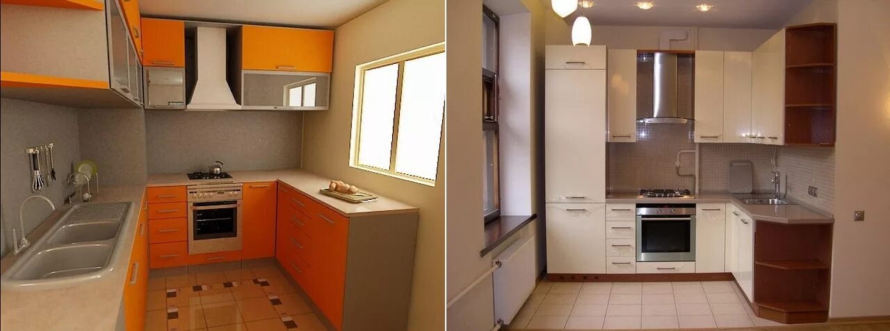 Как выглядит 6 квадратных метров. Кухонный гарнитур для кухни 6 кв.м. Угловая кухня для маленькой кухни с холодильником. Угловая кухня с котлом. Угловая кухня 9 кв.м дизайн.