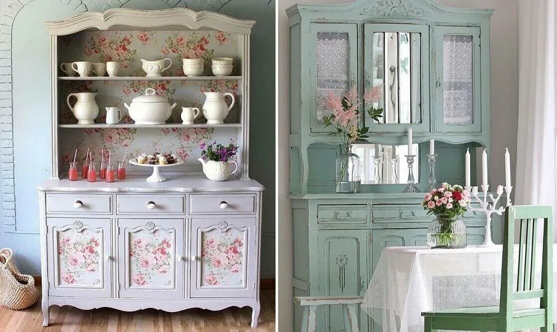 Прованс своими руками. Расписная мебель в стиле прованс. Стиль прованс шебби шик. Кухня шебби шик прованс. Декор бутылок в стиле прованс.
