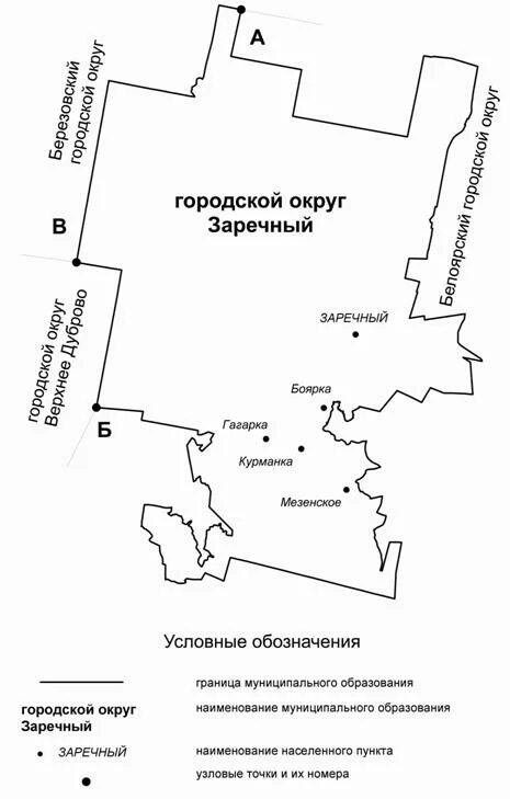 Административные границы муниципальных образований