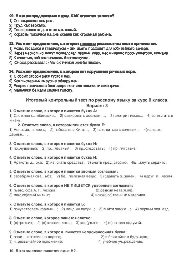 Годовая работа русский язык 8 класс. Контрольный тест по русскому языку. Контрольная по русскому языку для 11 классов. Итоговый тест по русскому языку. Контрольная по русскому 11 класс.