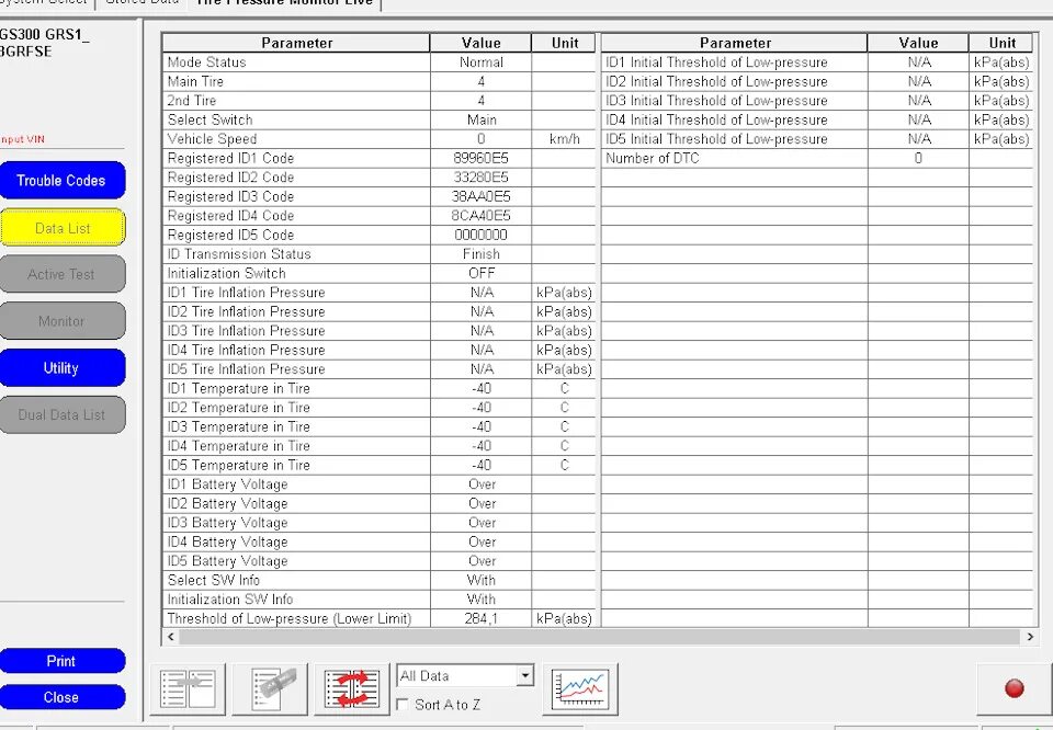 Monitor list