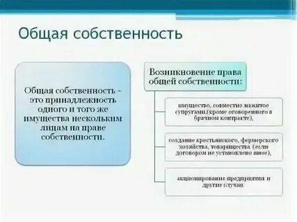 Общая собственность граждан это