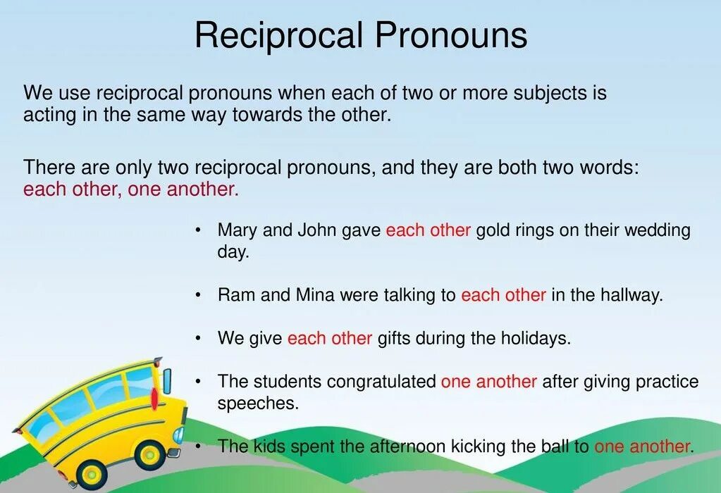 Each other example