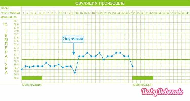 Перед месячными повышается температура