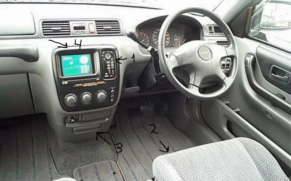 Лампочки в панель, тройнику БЫТЬ - Honda CR-V (RD1, RD2), 2 л, 1998 года электро