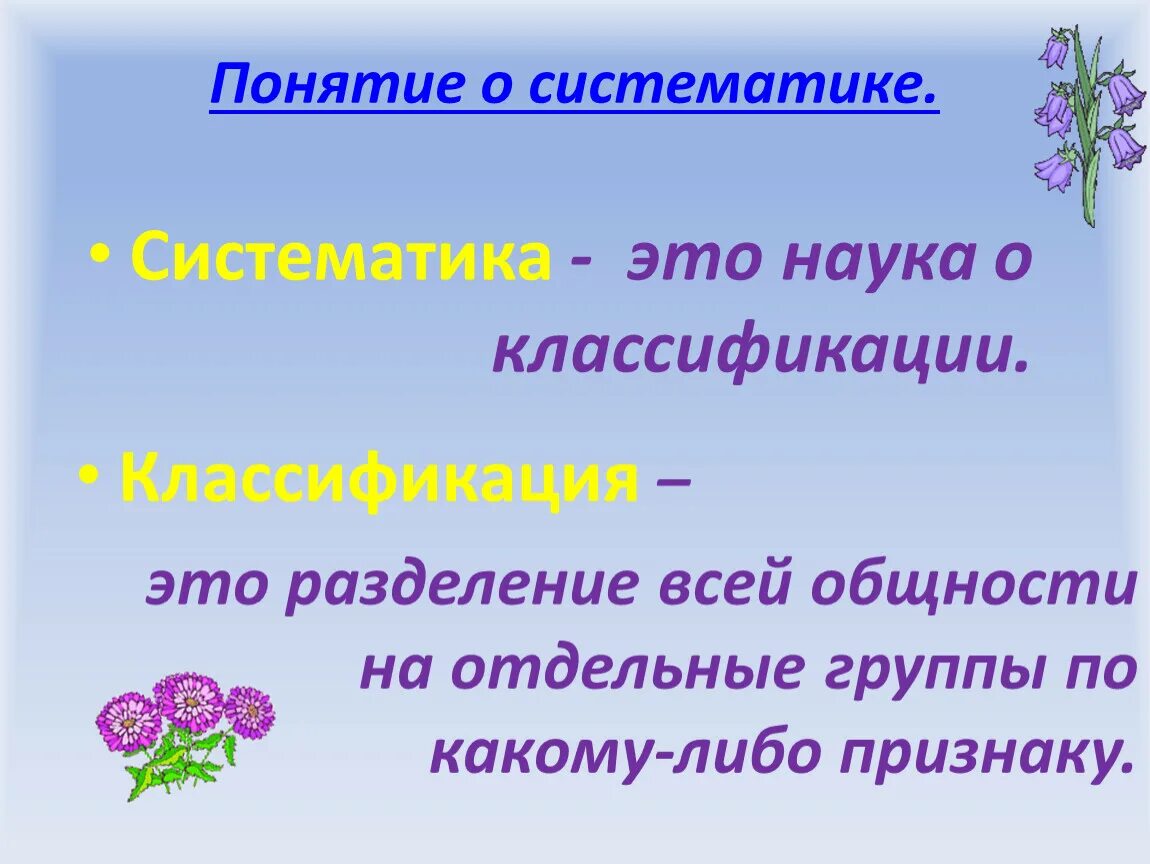 Систематика. Понятие о систематике. Понятие систематика. Понятие о систематике растений. Понятия систематики