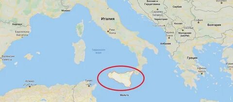 Крупнейшие острова средиземного моря
