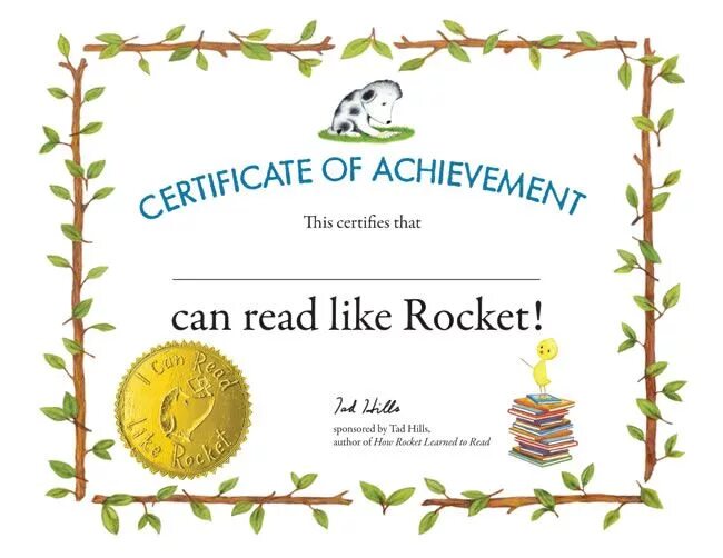 Reading certificate. Reader Diploma. Diploma for reading. How Rocket learned to read.