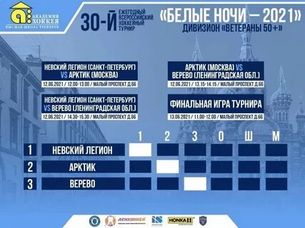 Белые ночи расписание