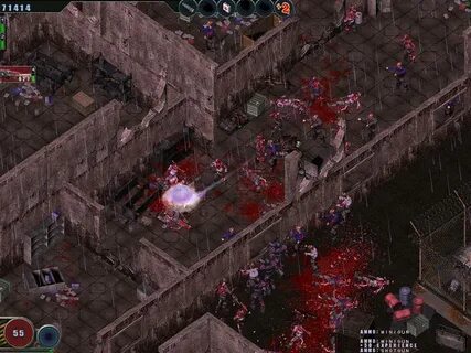 Игра против зомби вид сверху
