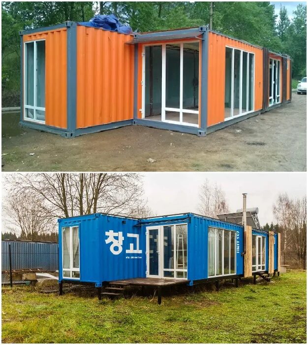 Несколько контейнеров. Домик из двух контейнеров. дом из контейнеров проекты. дом из контейнеров в подмосковье. дома из морских контейнеров в подмосковье.