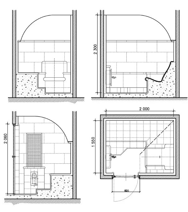 Хамам размеры. 1х2 чертеж. Проект турецкого хамама. Размер хамама на 6 человек. Хаммам чертеж высота курны.