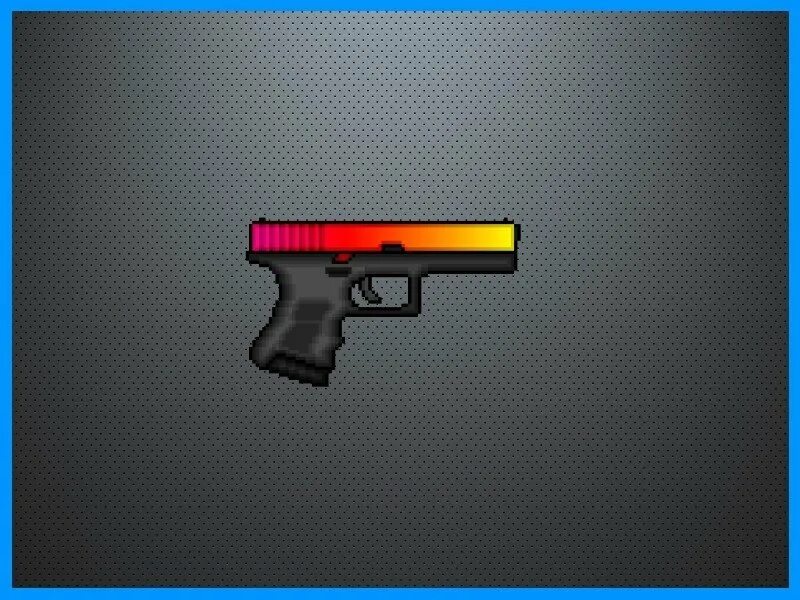 Glock 18 градиент cs2. Глок фейд. скин глок фейд. глок градиент кс го. скин на глок в кс го градиент.