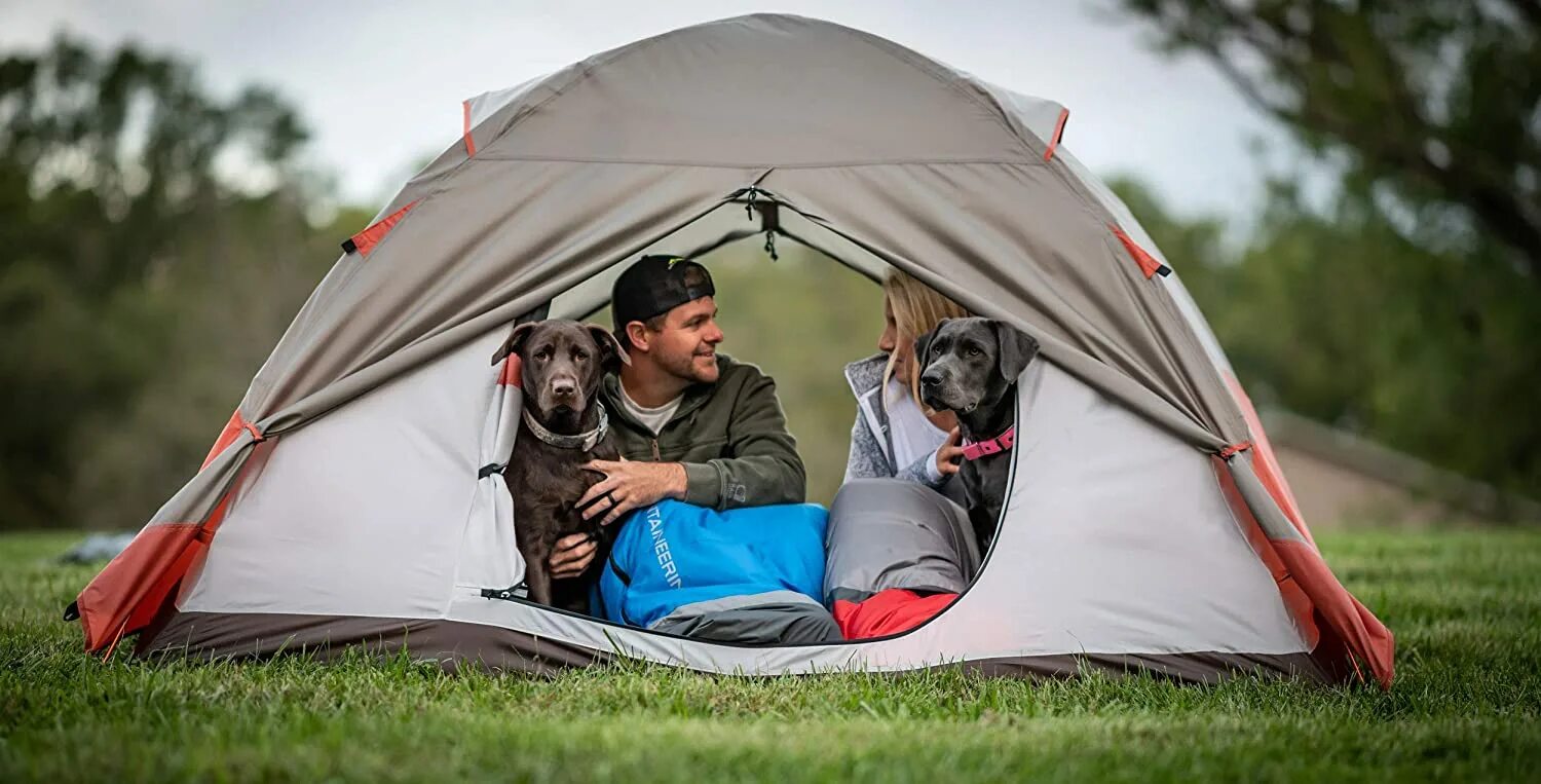 Camping with dad. Alps Mountaineering Lynx-2. Палатка для собак на природу. Туризм палатка собака. Красивые собаки в палатках.