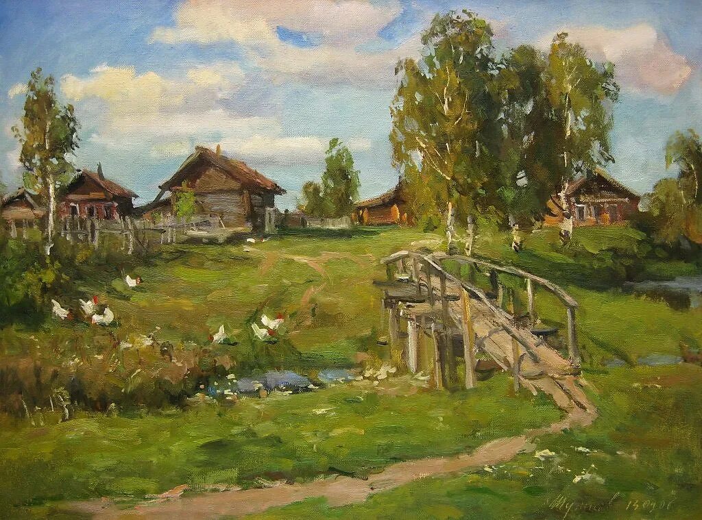 Вернулась в родную деревню