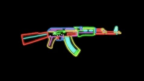 Неоновый ак 47
