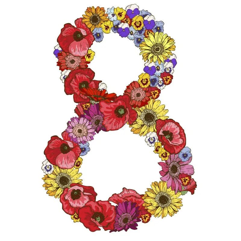 Число 8 из цветов. Цифра восемь из цветов. восьмерка из цветочков. красивые цифры с цветами. цифра 8 в цветах.