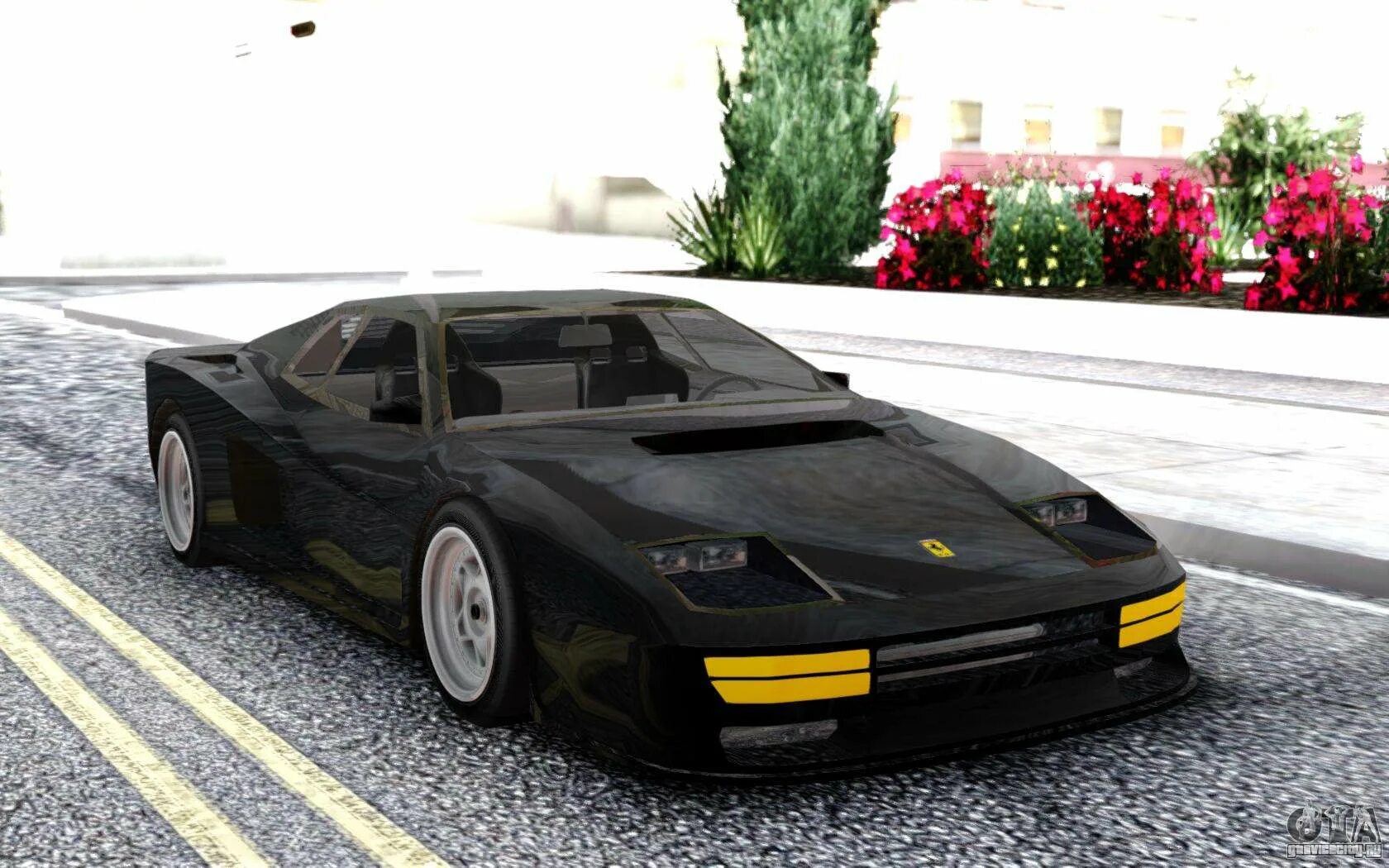 Феррари ИНФЕРНУС. Ferrari Testarossa Black. Ferrari Testarossa GTA. Ferrari Testarossa для GTA San Andreas. Гта черная машина