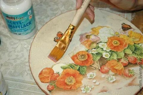 Декупаж пошагово с фото из салфеток