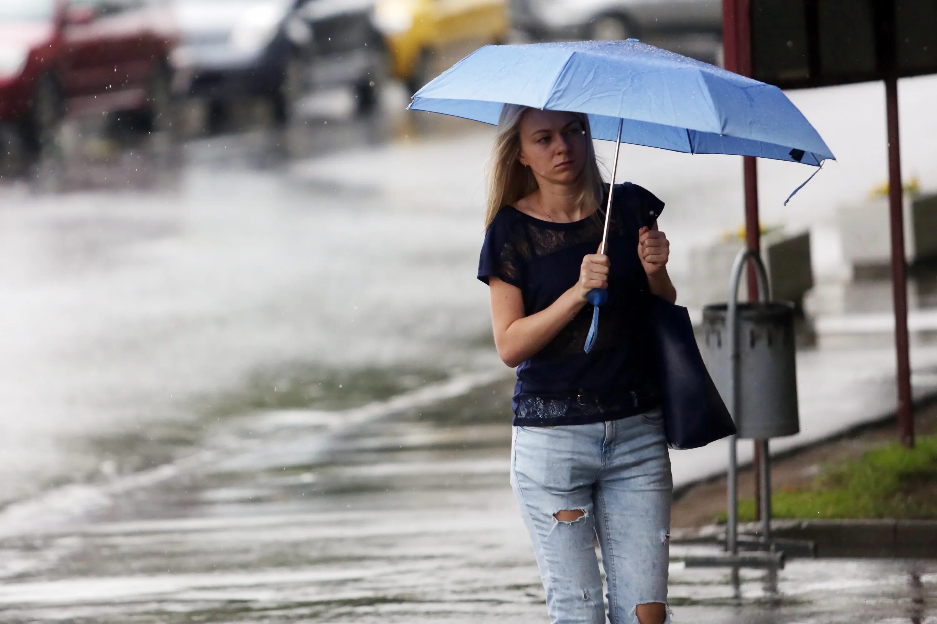 Short rain. Небольшой дождь. Дождь летом в городе. Пасмурно небольшой дождь. Ливень летом в городе.