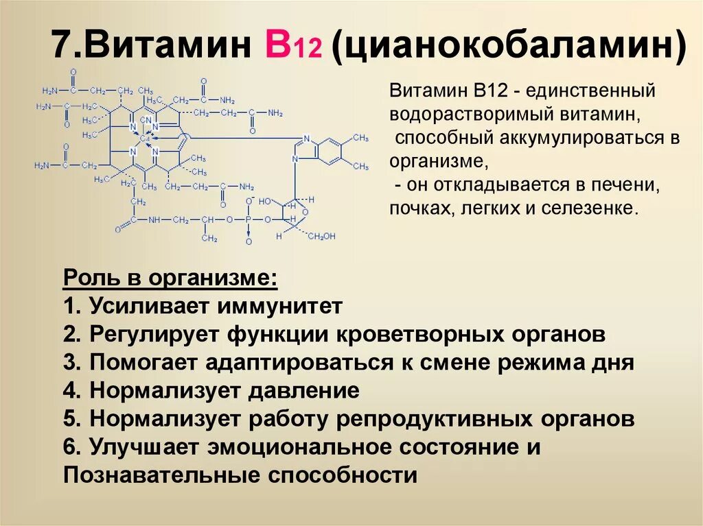 Б 12 показания. Витамин б12 функции. В12 цианокобаламин роль в организме. Витамин в12 (цианокобаламин) порошок. Форма витамина в12 аденозил.