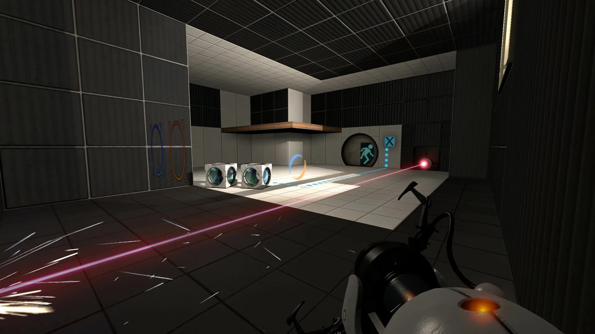 Portal 2 коридоры. Portal 2 Test. Portal 2 тесты. Портал 2 печать 09. Two chamber