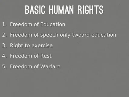 Basic rights