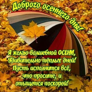 Открытки доброе утро осенние с пожеланиями мудрыми