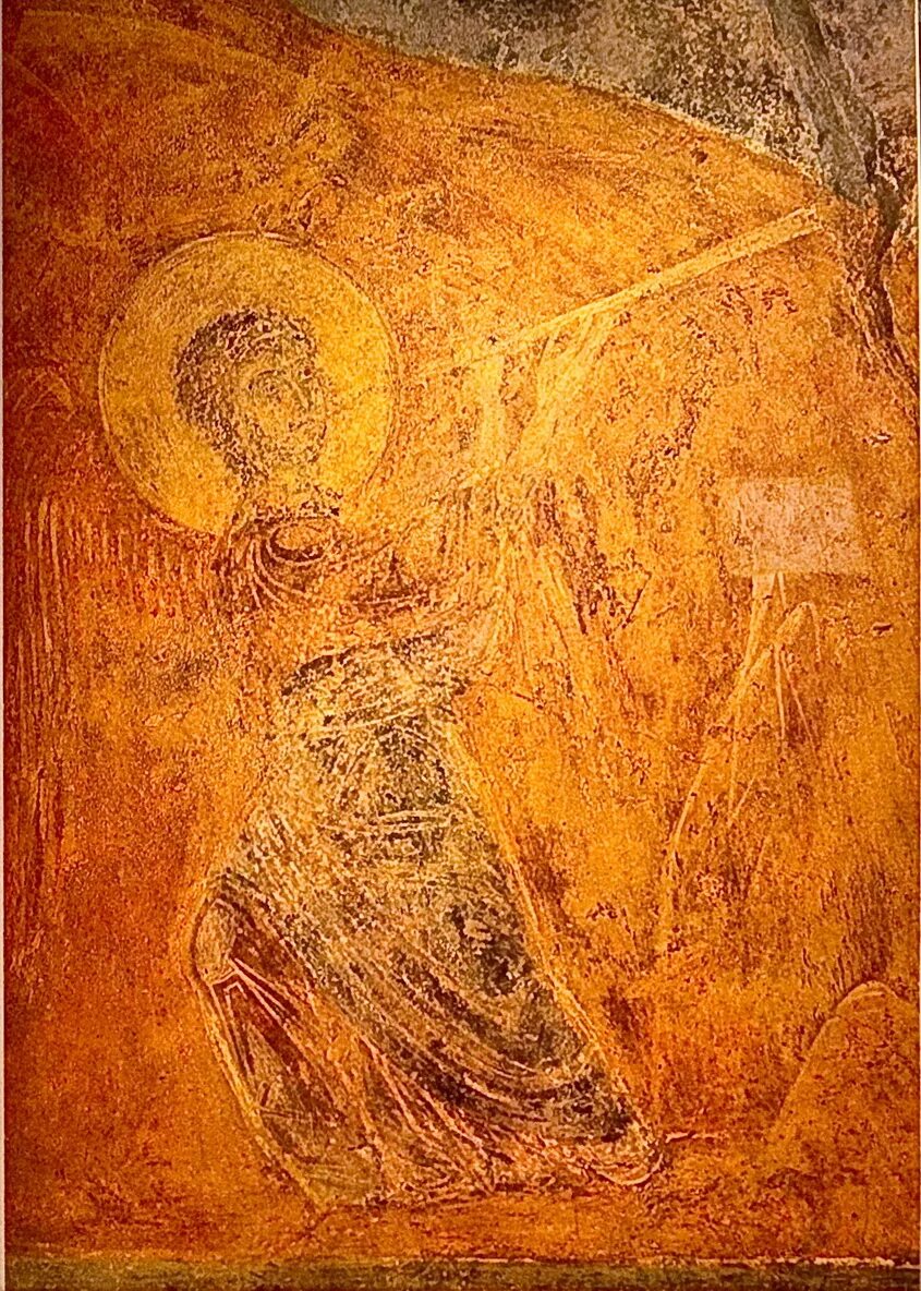 Фрески дмитриевского собора. Лоно авраамово дмитриевский собор. фрески дмитриевского собора трубящий ангел. лоно авраамово фреска дмитриевский собор. ангел фреска дмитриевский собор во владимире.