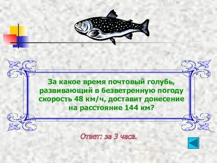 С какой скоростью летит почтовый голубь