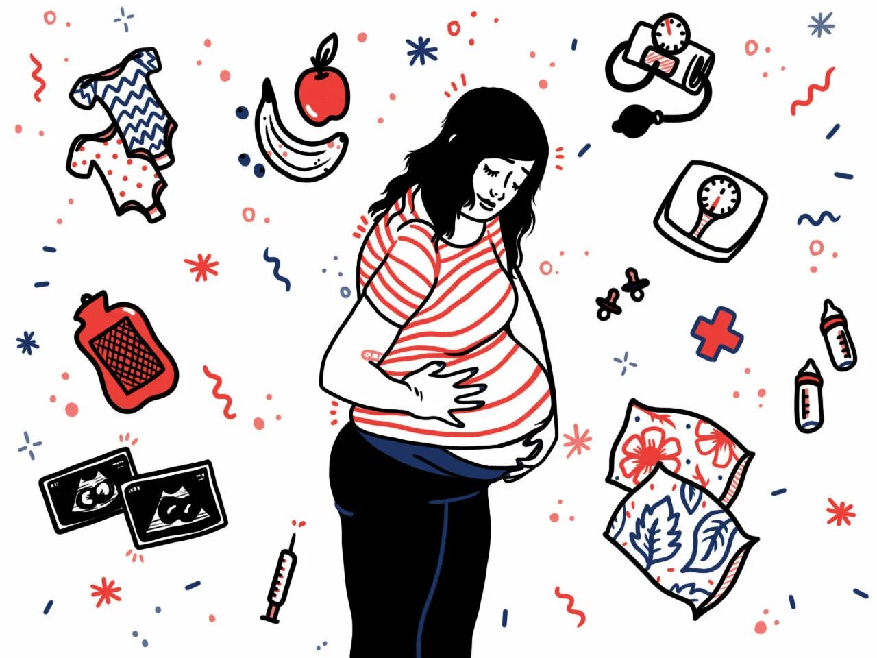 Рассказ про беременных. Беременность арт. Картинки беременных.