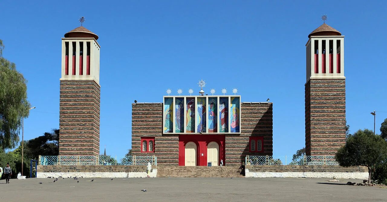 Асмер. Асмэра Эфиопия костёл. Enda Mariam Cathedral, Asmara Eritrea. Асмэра столица.