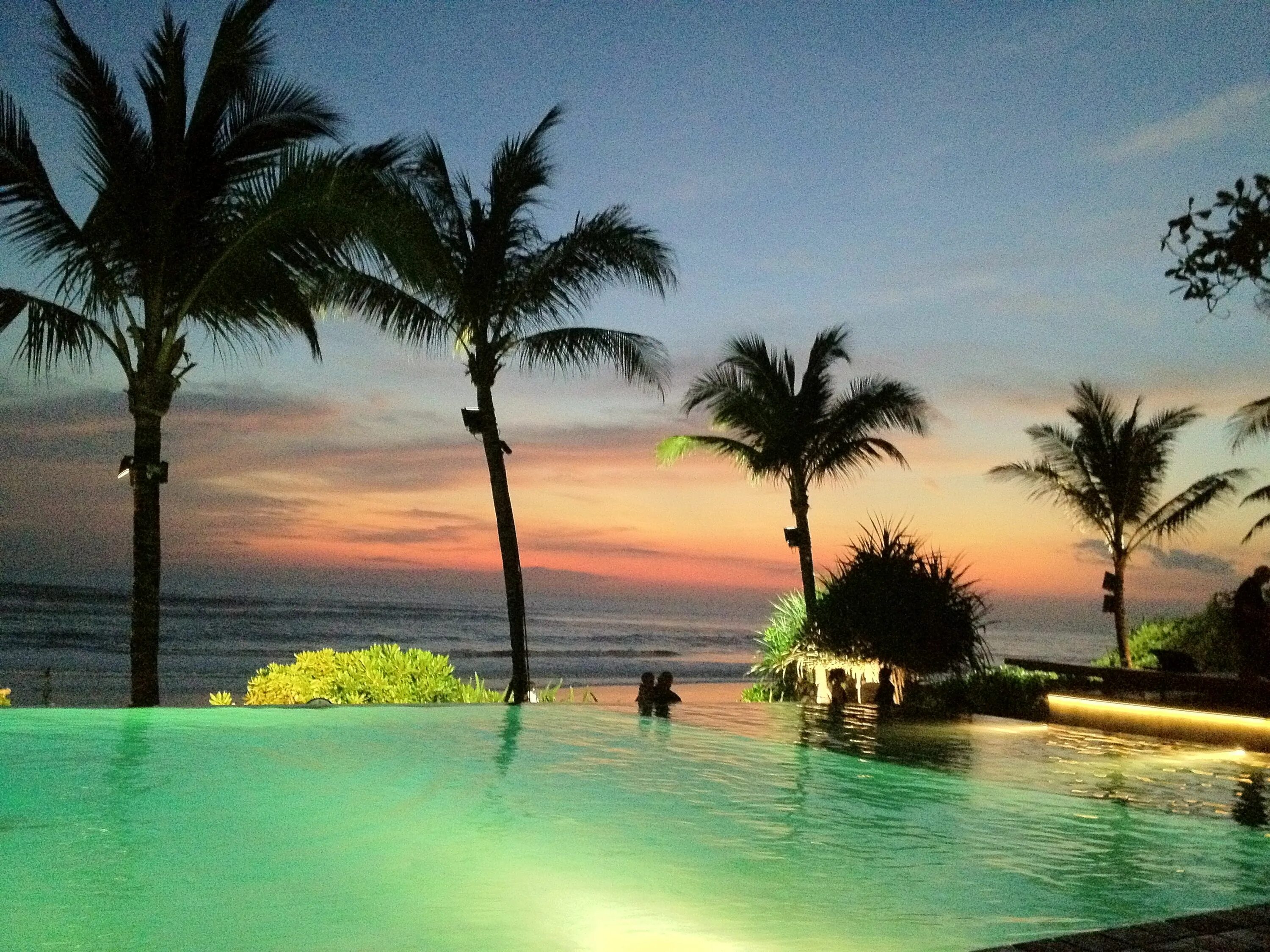 Sunset pool
