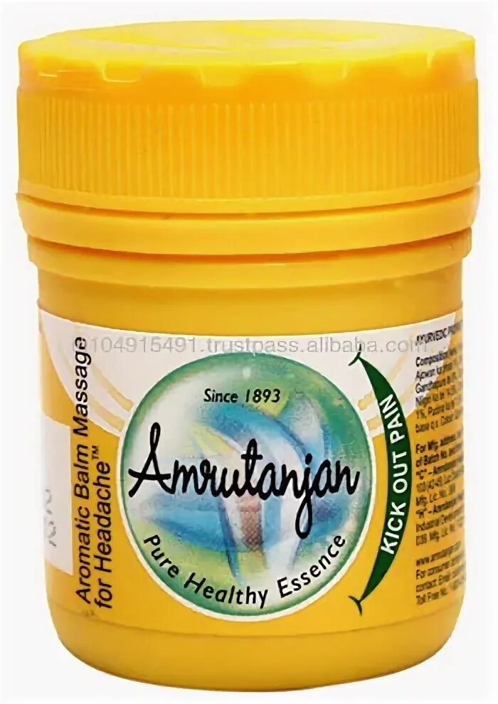 Амрутанджан бальзам желтый (Amrutanjan Pain Balm Yellow) 50 мл. Аюрведический бальзам садхавера. Amrutanjan Pain Balm желтый фото. Аюрведический бальзам