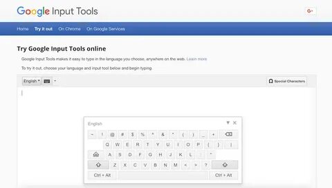 Google typing