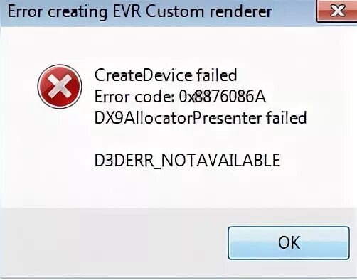 CREATEDEVICE failed. Error creating. D3derr_invalidcall. Error creating Window device DELPHI.