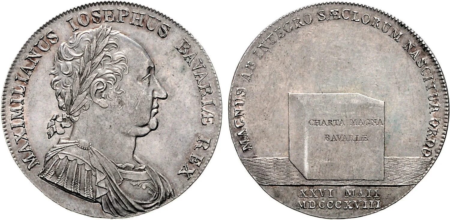 2025 1818. Талер 1818 b австрия. максимилиан талер 1818 бавария конституция. баварские талеры 18 век. ⅙ талер - клеменс август фон бавария.