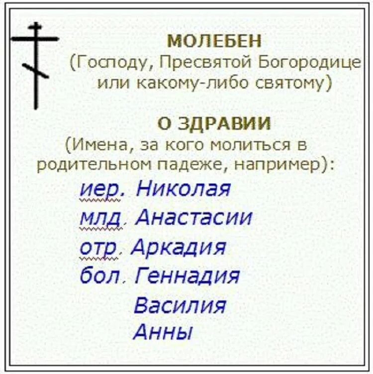 Каким святым заказывать молебен. Записки на молебен о здравии. Как правильно написать записку на молебен о здравии. Молебен о здравии Пресвятой Богородице записка. Записка на молебен о здравии образец.