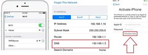 Dns на айфон где