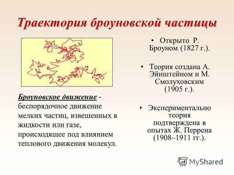 Что является траекторией движения молекулы. Траектория броуновской частицы. броуновское движение формула. теория броуновского движения. кем была создана теория броуновского движения.