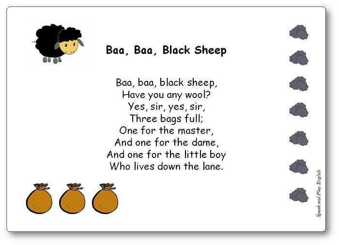 Песня на английском отец. Baa Baa Black Sheep текст. Black Sheep Black Sheep 1975. Английский стих Baa Baa Black Sheep. Black Sheep стихотворение.