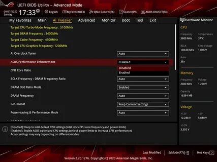 Performance enhance