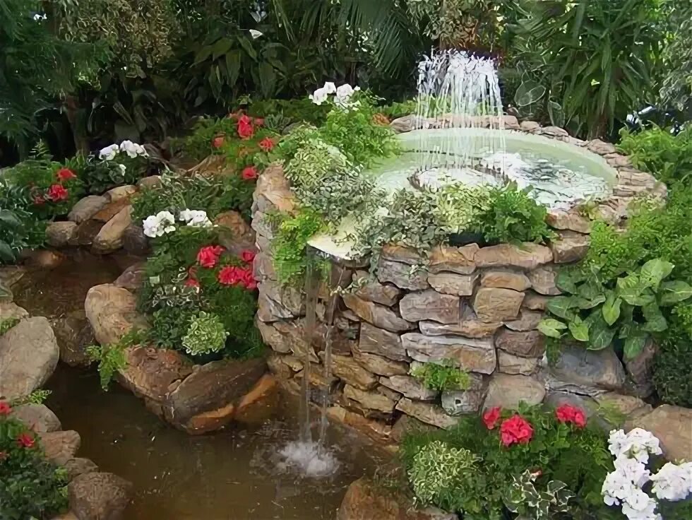 Людмила Долгополова - Фонтаны и водопады в саду OK.RU Traditional landscape, Lan