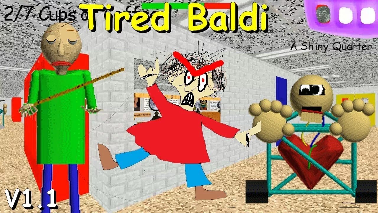 БАЛДИ 1.4.3. Baldi's Basics v1.4.3. Tired Baldi - Baldi's Basics Mod. Baldi FNF Mod. Baldi 1.1