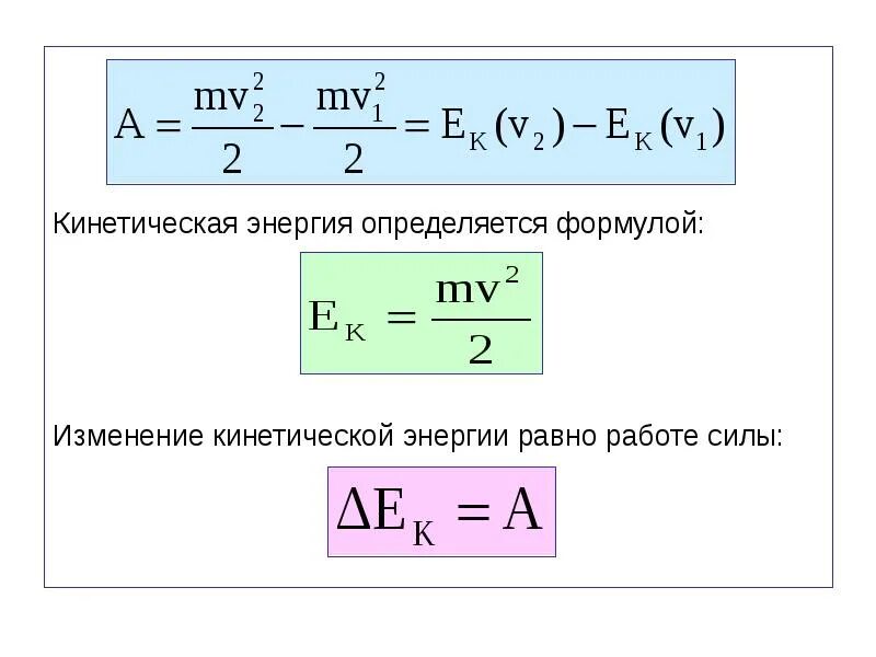 Физическая величина кинетической энергии формула. Дельта кинетической энергии формула. Формула расчета кинетической энергии. Формула нахождения кинетической энергии. Кинетическая энергия формула и обозначение.