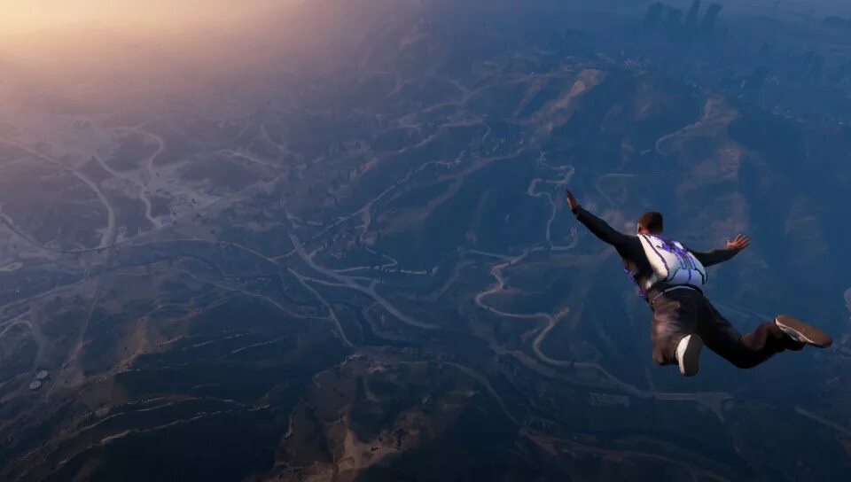 Люди выпрыгивали из самолета. GTA 5 Skydiving. Прыжки в ГТА 5. Прыжок из самолета. Падает с парашютом.